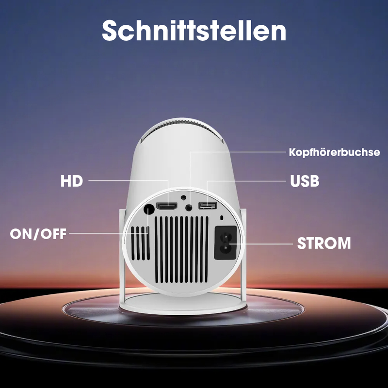 KinoMobil | 4K Tragbares Heimkino mit Wi-Fi